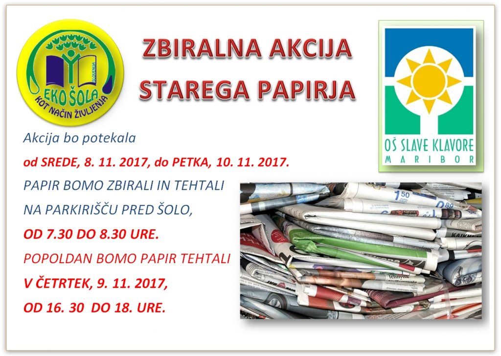 Zbiralna akcija starega papirja