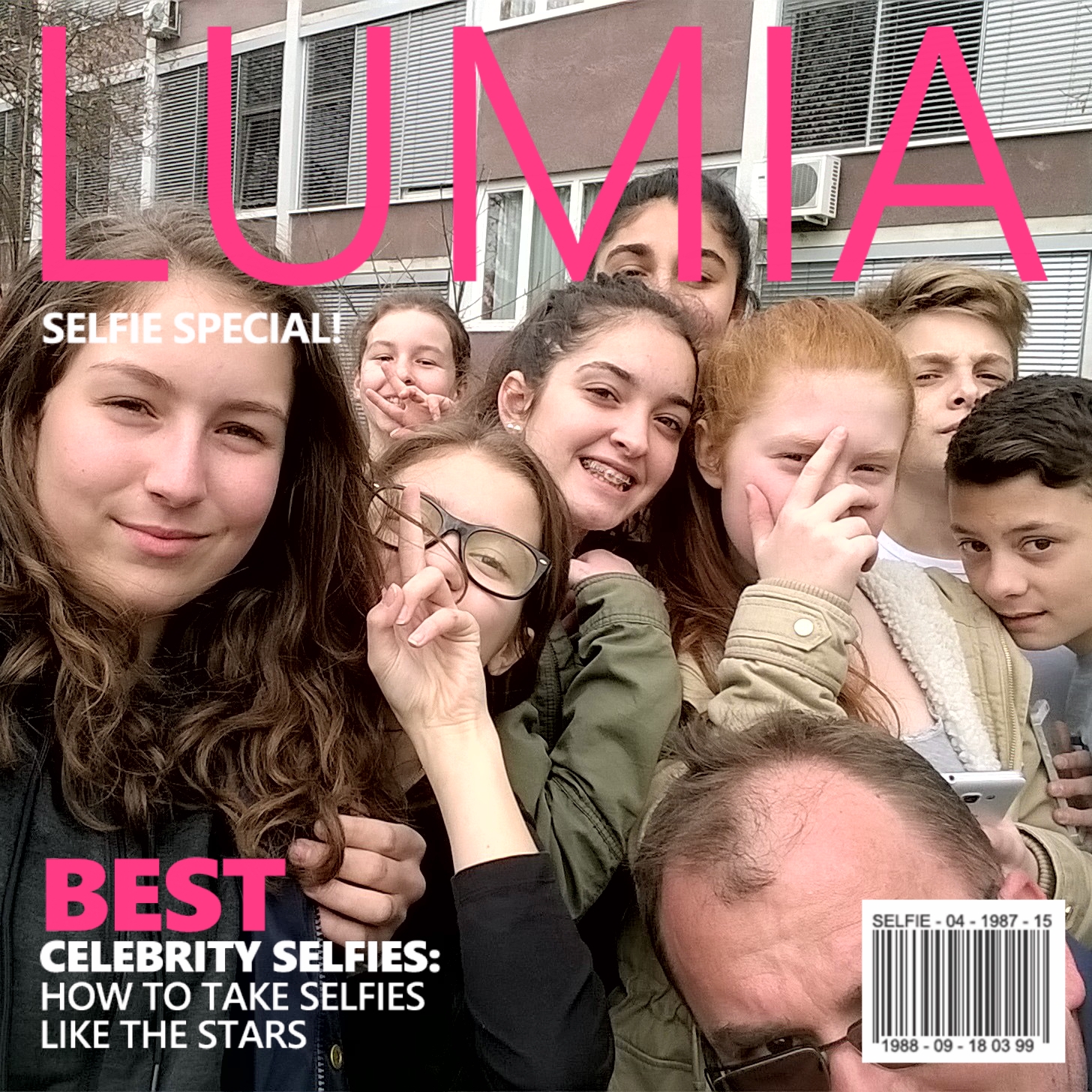 Zajeto s programom Lumia Selfie